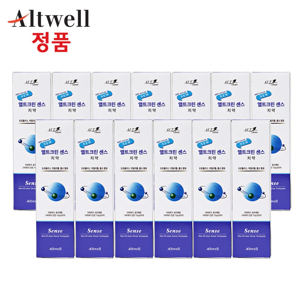 앨트웰 센스치약 잇몸질환 치주질환예방 치태제거 63,090원