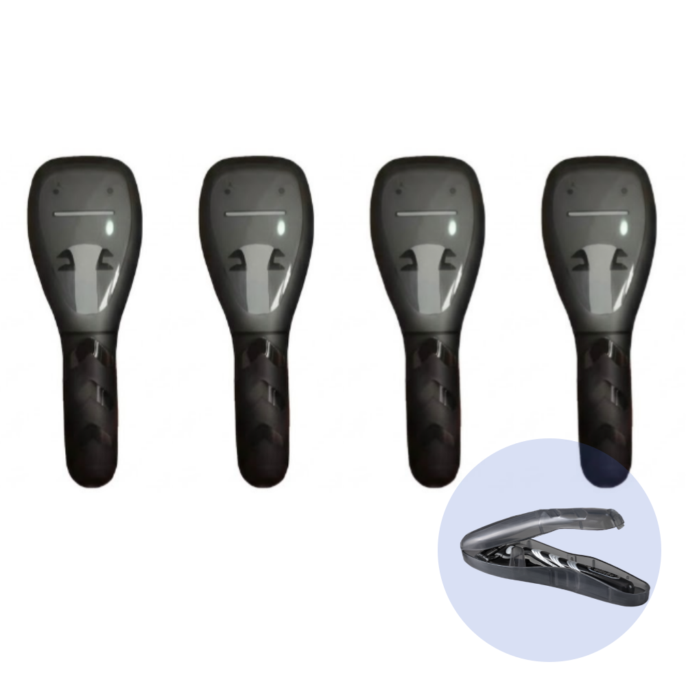 모어벨 휴대용 면도기 케이스 보관함 여행 운동 출장 블랙, 4개입, 1세트 6,900원