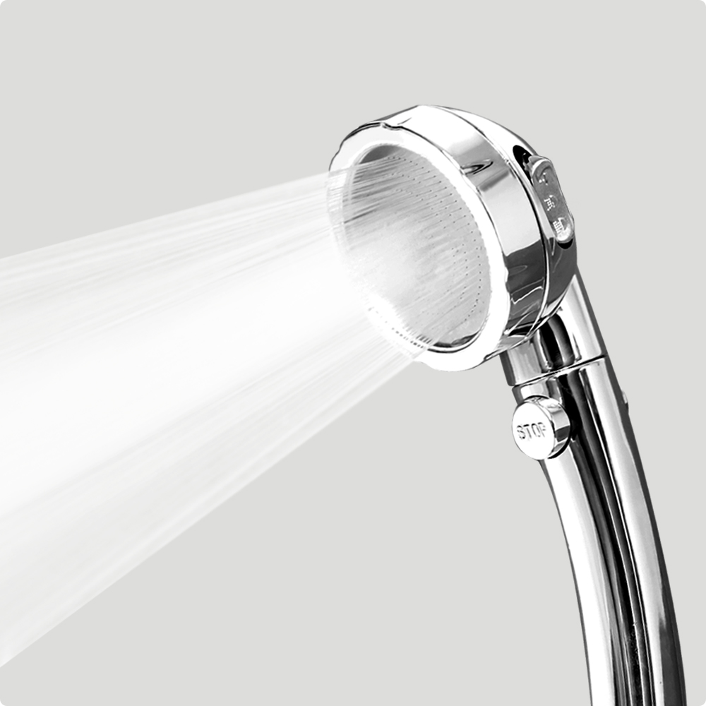 더스파 수압상승 3단 수압조절 원터치 절수 버튼 샤워기 헤드 울트라 S3 온오프 13,800원