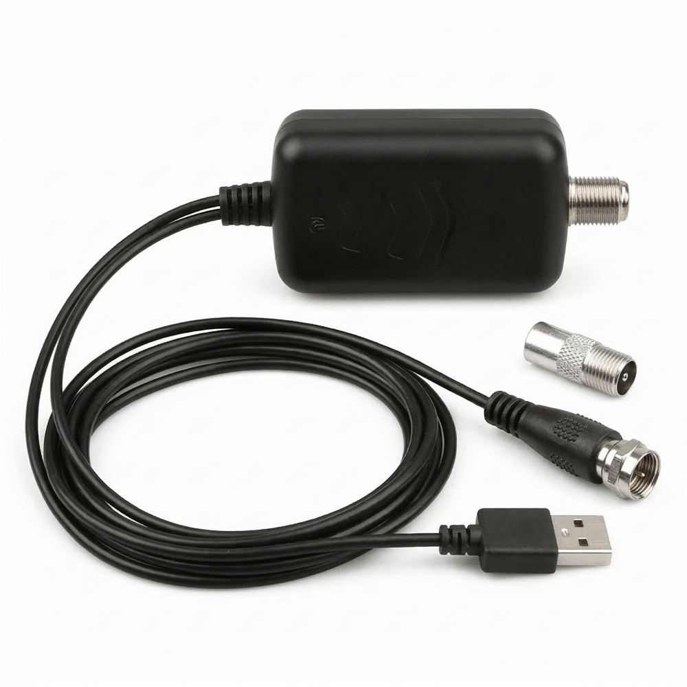 실내 TV 안테나 신호 증폭기 USB HDTV 수신 부스터 케이블, 1개, 단일상품 10,100원