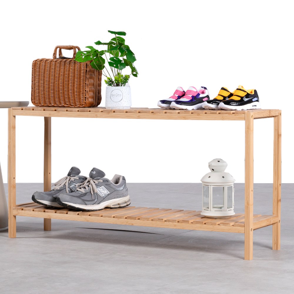 연필트리 2단 모듈형 대나무 원목 다용대 정리대 화분 선반 41,900원