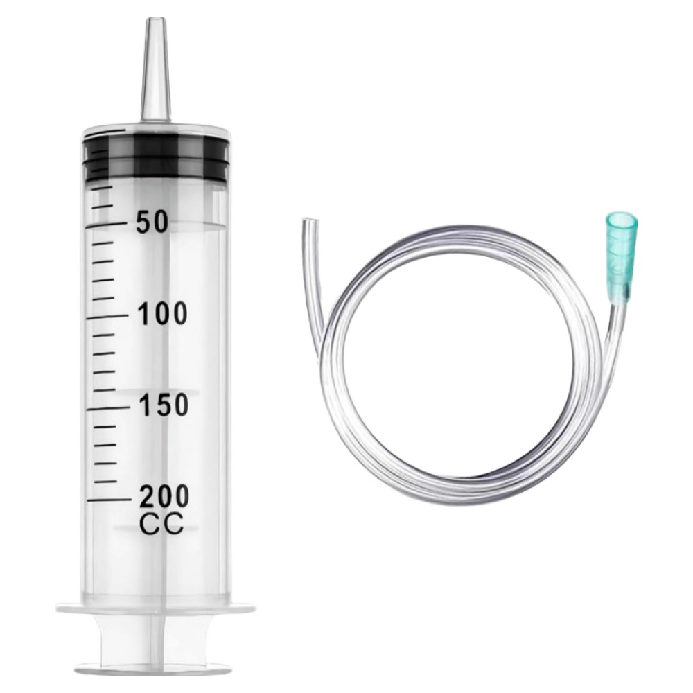 다온셀렉트 공업용 대형 주사기 200ml, 호스 1m, 혼합색상, 1개 7,650원