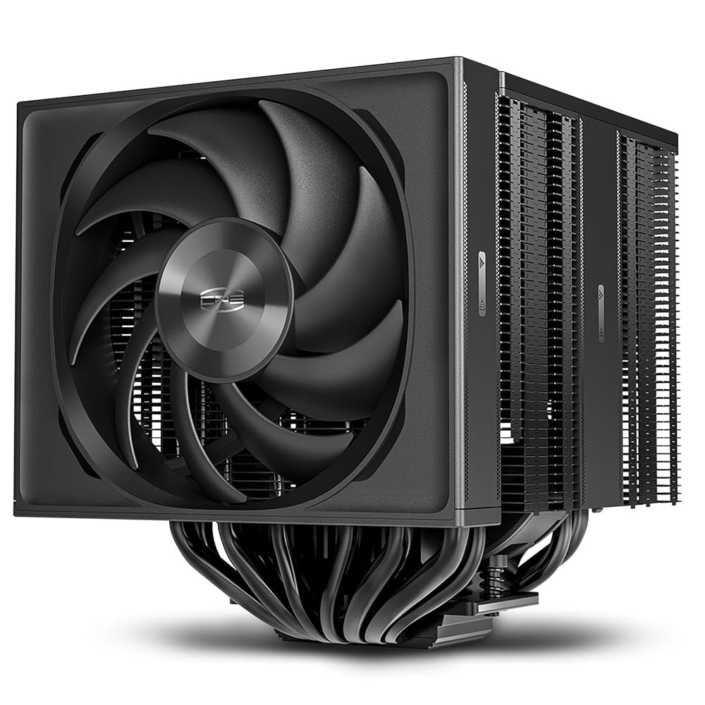 PCCOOLER CPS RZ820 CPU 쿨러, 290W 듀얼 타워 에어 히트파이프 냉각 팬 시스템 8개 및 모드 PWM 사일런트 3개, 인텔 LGA 1851/1700/1200/1 145,200원