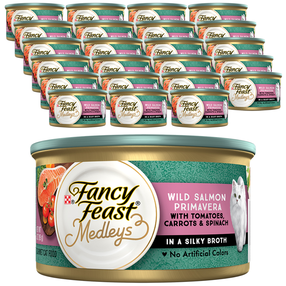 팬시피스트 생후 3개월령 이후 고양이 엘레강트메들리 프리마베라 습식사료, 연어, 85g, 24개 44,100원