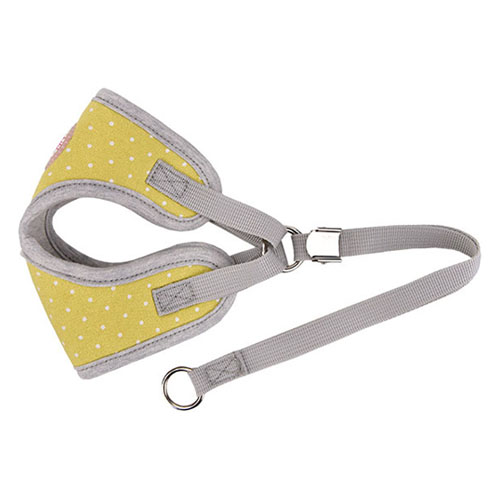 핑카홀릭 강아지 도트 사이즈 조절 하네스, 라임, 1개 8,900원