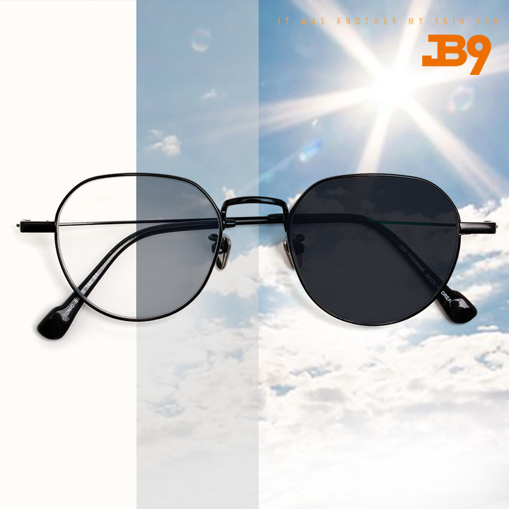 블랙라벨 변색안경 JB9 Today 5컬러 국산 풀 티타늄 패션안경 경량 안경테 선글라스 자외선차단 투데이 89,100원