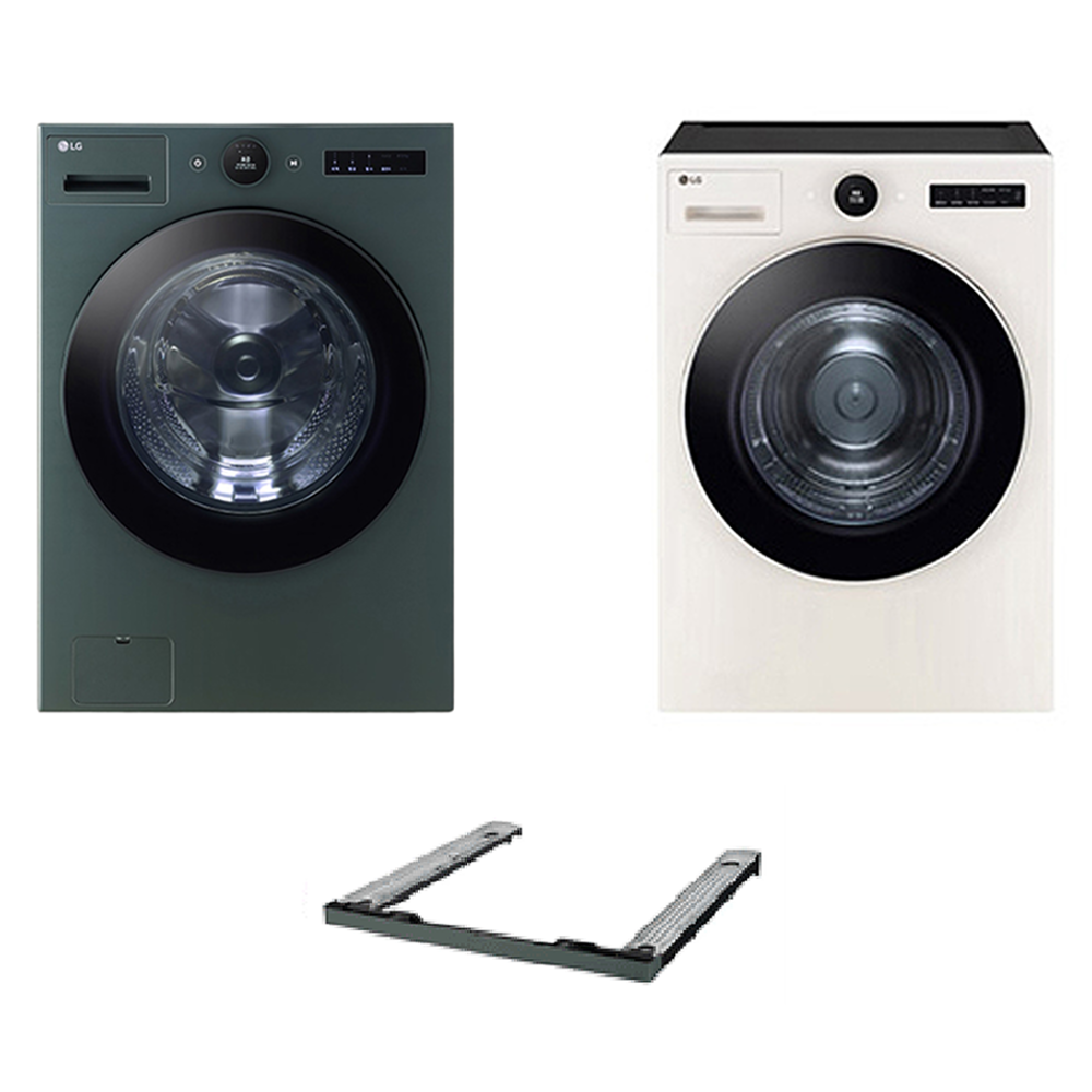 LG전자 트롬 오브제컬렉션 세탁기 + 건조기 + 키트 세트 24kg + 20kg 방문설치 2,611,540원