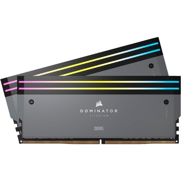 코르세어 도미네이터 티타늄 RGB DDR5 RAM 64GB 2x32GB 6000MHz CL30 AMD Expo iCUE 호환 컴퓨터 메모리 그레이 CMP64GX5M2B6000Z 3,659,400원