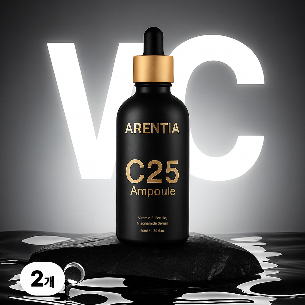고함량 25%순수 비타민C 미백앰플 비타민 앰플 항산화 토닝 앰플 기미 잡티앰플 비타민 세럼 앰플 피부장벽, 2개, 50ml 32,590원