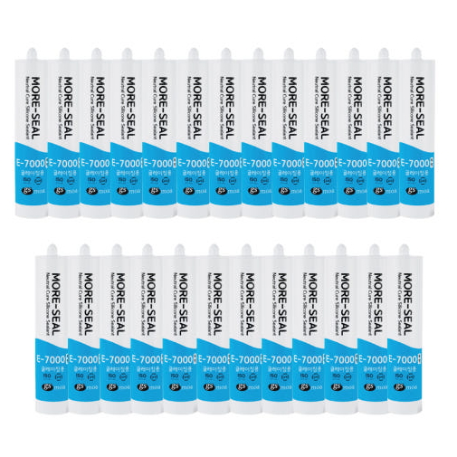 GS모아실리콘 무초산실리콘 창틀 E-7000 글레이징 창호 25P,투명, 25개 44,000원