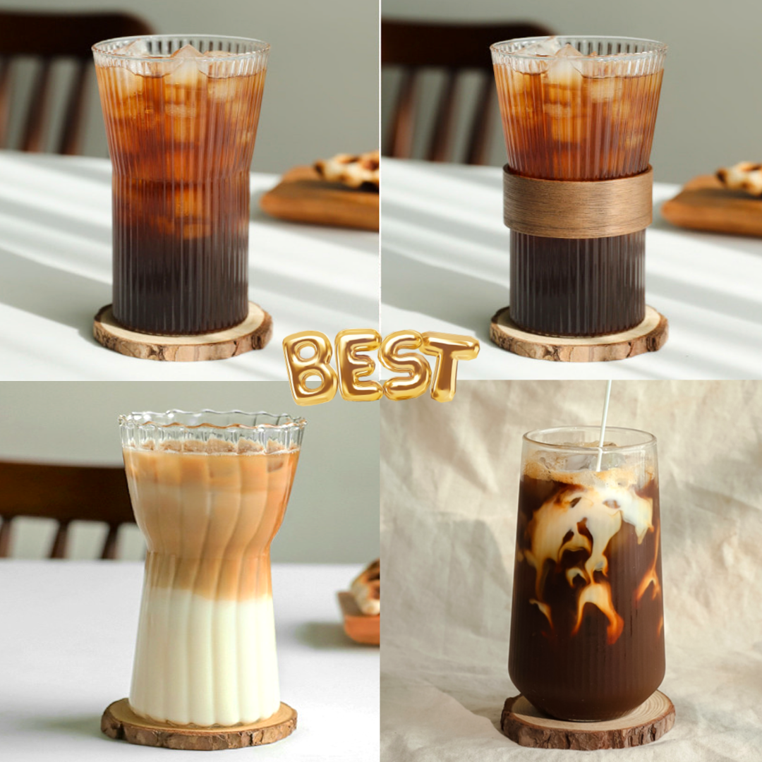 내열유리 링클컵 11종 레트로 플리츠컵 예쁜 카페 유리컵 네스프레소유리컵 버츄오머그컵 아인슈페너 플랫화이트잔 아아잔 13,900원