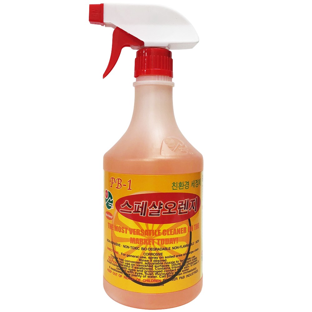 PB-1 오렌지 세정제 650ml 강력세정 탈취 세척제 3,850원