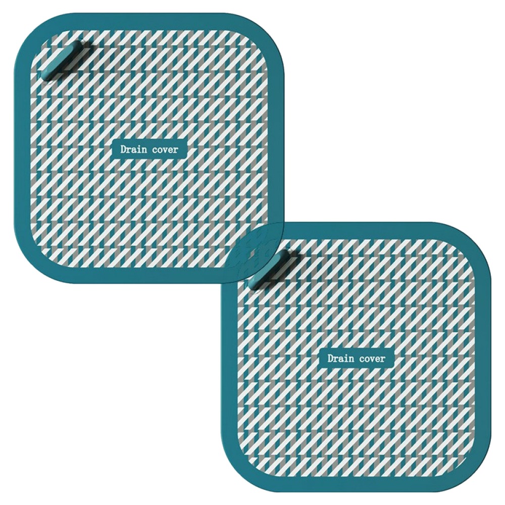 한봄누리 욕실용 배수구 냄새 차단 매트 2p 8,400원