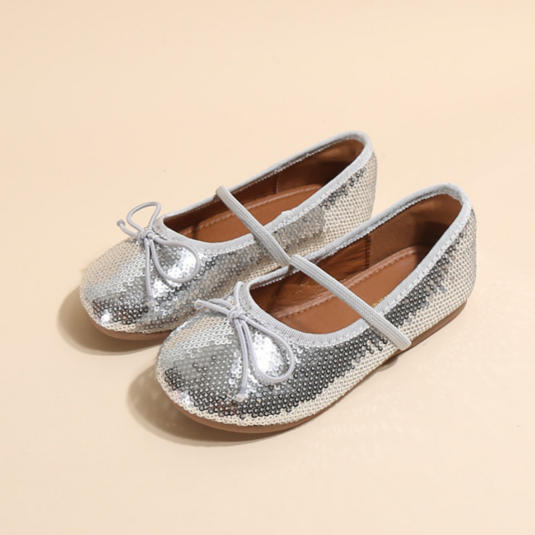 여아용 반짝이리본 스트랩 메리제인 플랫슈즈 34,900원