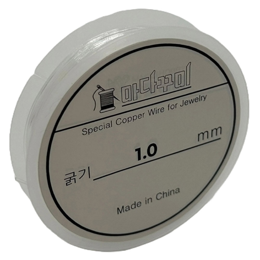 마다꾸미 비즈 공예 DIY 만들기 재료 우레탄줄 1mm, 투명, 1개 3,900원