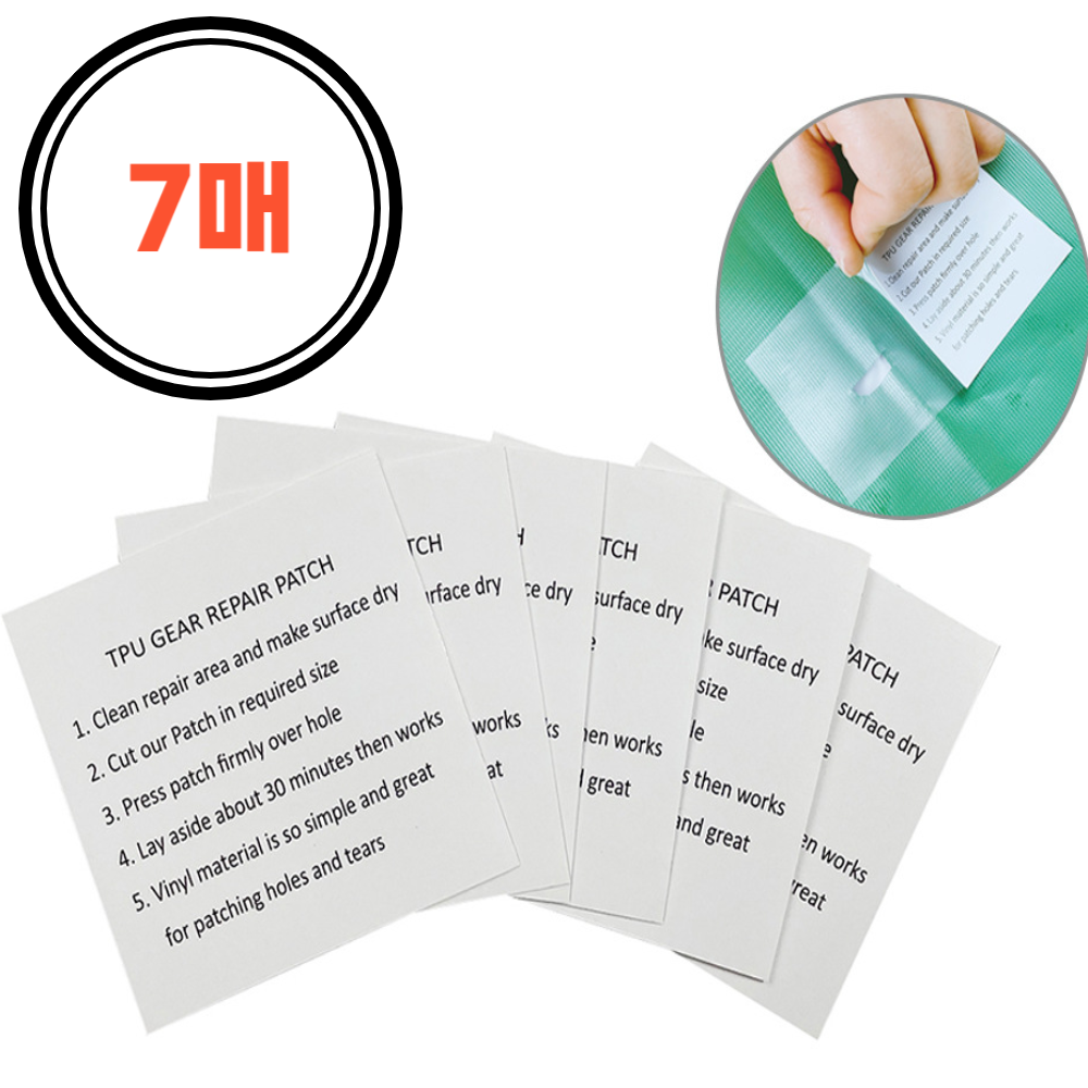 스티아즈 심실링 에어텐트 타프 TPU 매트 튜브 아웃도어 점퍼 구멍 수선 보수 방수코팅 천막수리 패치테이프 7매 5,580원