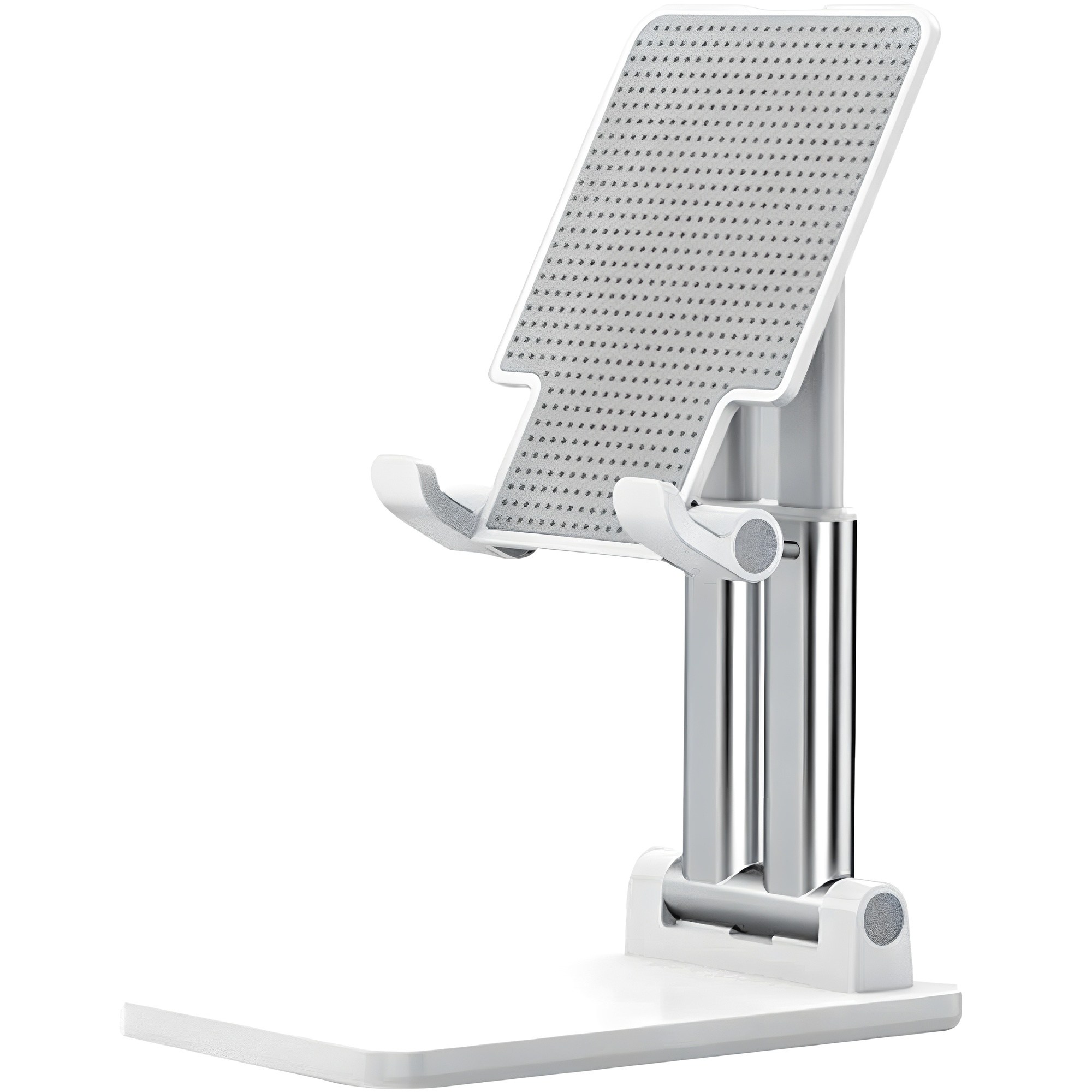 로랜텍 2배 거치 이중강화 다용도 탁상용 접이식 휴대용 각도조절 태블릿 핸드폰 거치대, 화이트, 1개 4,900원