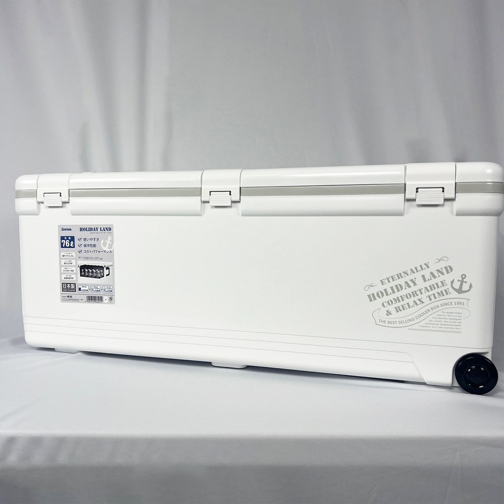 신와 아이스박스 갈치쿨러 대장쿨러 홀리데이 랜드 76L 낚시용 바퀴 화이트 120,000원