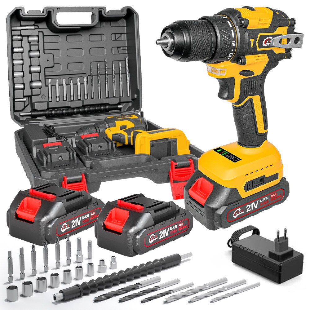 YUON 21V 전동 드릴 드라이버 올인원 배터리포함 풀세트, 1개 109,000원