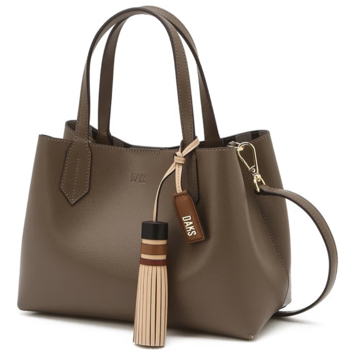 닥스[H&H]>> [선물추천] 닥스 베이지 테슬장식 소가죽 토트백(WCBA5E367I3) 265,000원