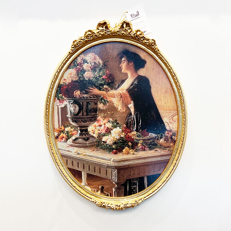 - 꽃꽂이하는 여인 - 이태리 수입 명화액자 272,790원