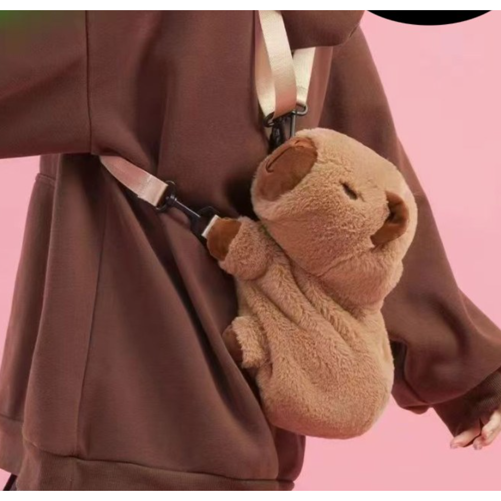 [NEW2026[웰로비 카피바라가방 카피바라 인형 가방 보조가방 크로스백 9,900원