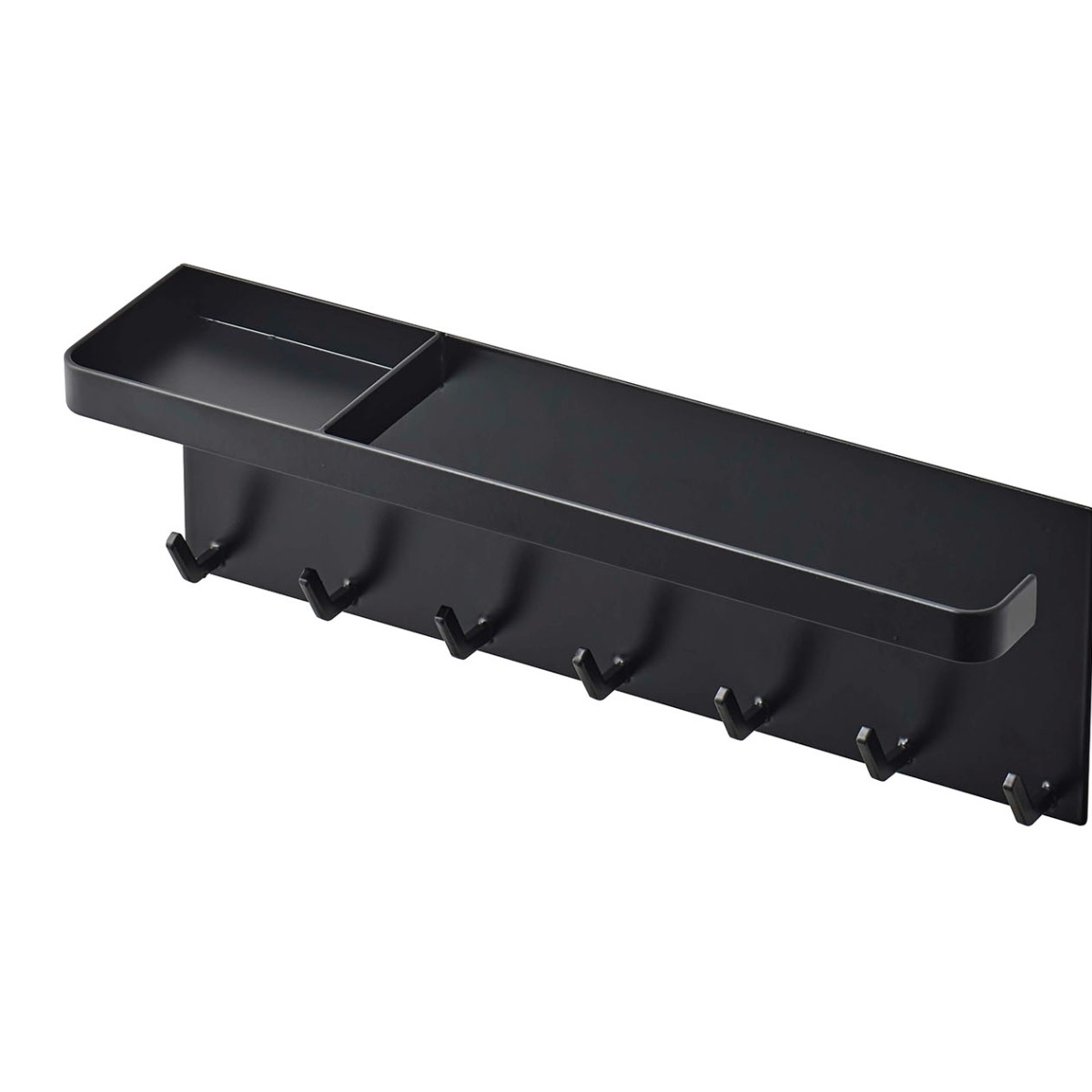 야마자키실업 트레이가 달린 자석부착 우산꽂이 타워 5685/5686, 블랙, 1개 34,100원