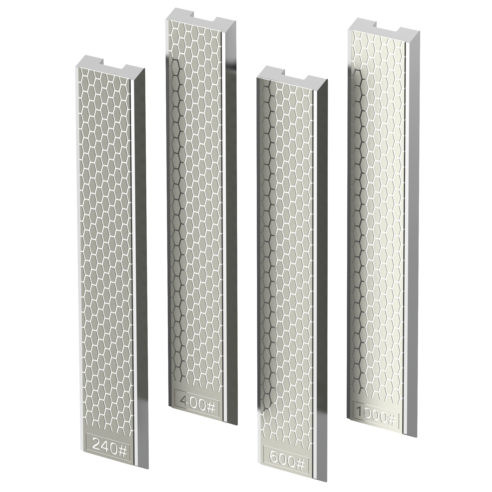 XARILK 샤프너 호환 4단계 다이아몬드 숫돌 세트 알루미늄 베이스 240/400/600/1000 그릿, 1세트 40,880원