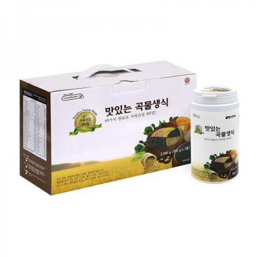 오행생식맛있는 자연곡물생식 셋트 700gx3통-식사대용 155,000원