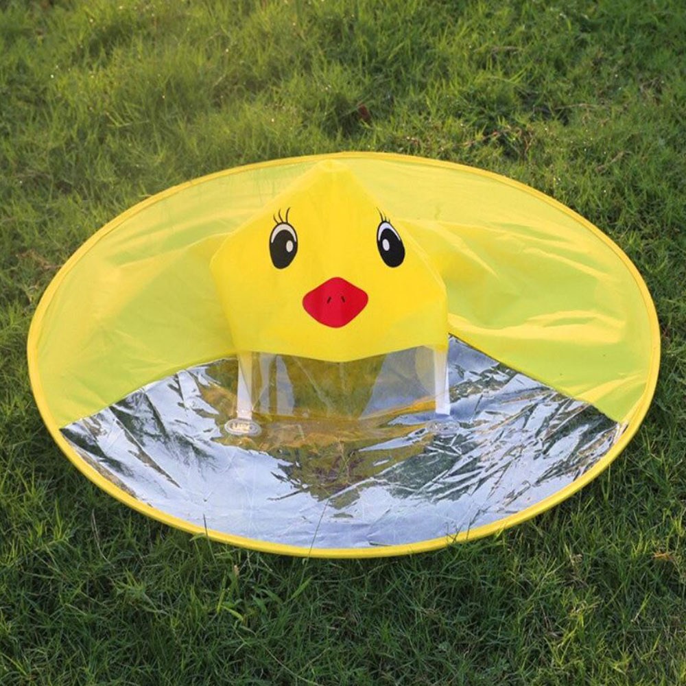 (1+1) 오리 우비 모자우비 아동 어린이우산 비옷 유아동 캡우산 kc인증 8,900원