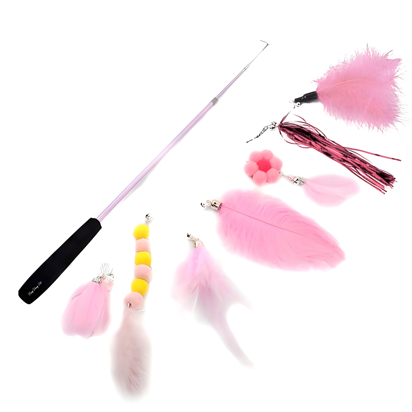 딩동펫 고양이 컬러풀 낚싯대 8종 세트 8,300원