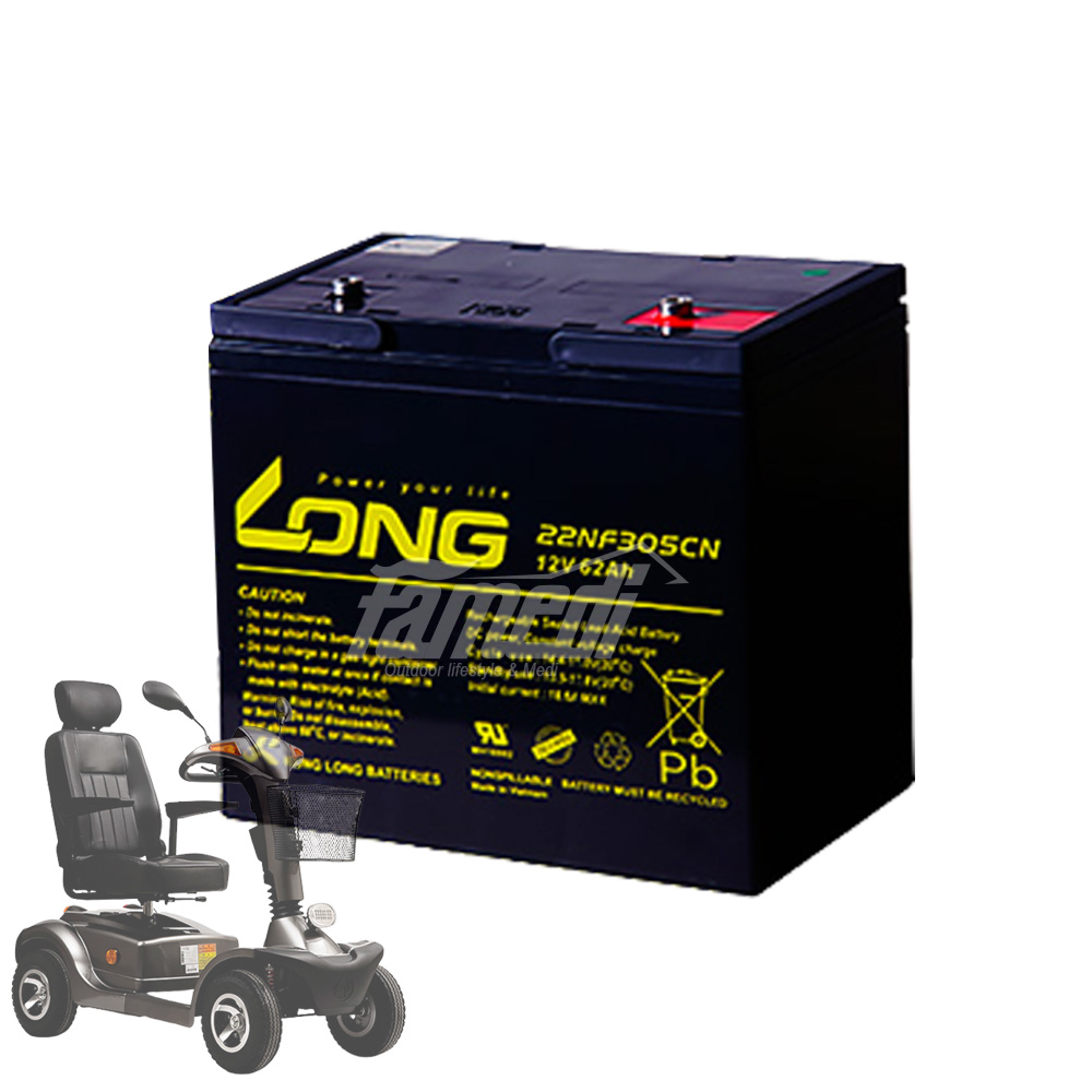 케어라인 화메디 케어라인 롱배터리 12V 68Ah(1개) 22NF305CN 전동휠체어 노인전동차 전동스쿠터, 12V 62Ah, 1개, 현재가 193,000원