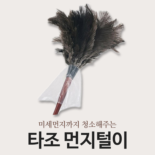 리예 타조 깃털 먼지 털이 먼지떨이 털이개 고가형 6,200원
