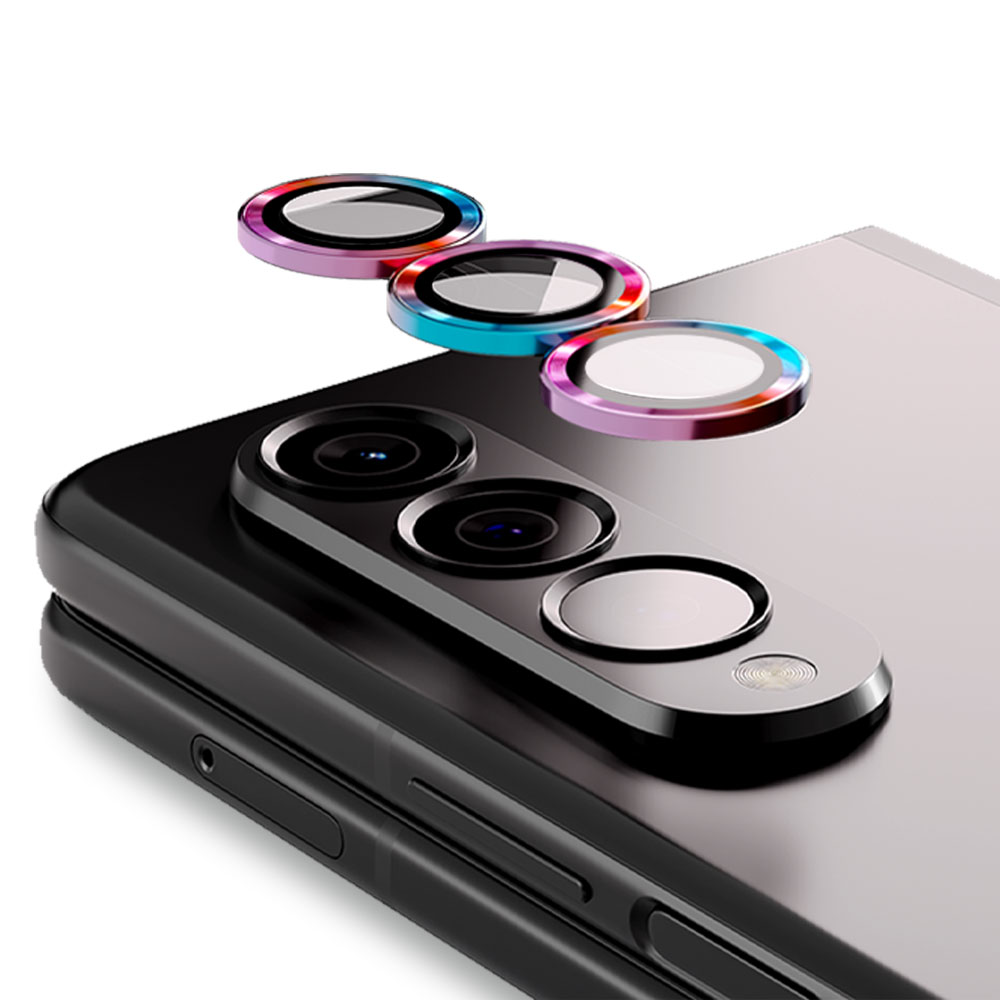 엑씨 빛번짐 방지 휴대폰 카메라 렌즈 강화유리 메탈 링 보호필름 세트 오로라, 1세트 10,400원