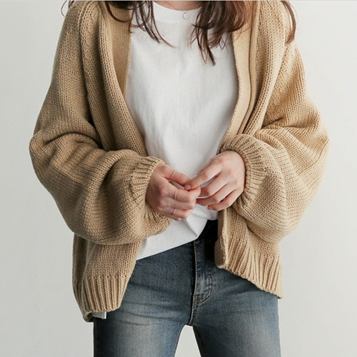 라라온 여성용 노단추 오픈 스웨터 가디건 TSP1483 21,660원