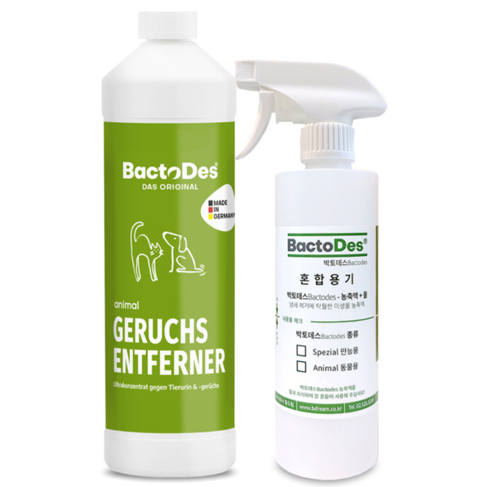 박토데스 EM 탈취제 강아지 고양이 반려동물 냄새제거 미생물 스프레이 반려동물용 1L, 1L, 1개 29,800원