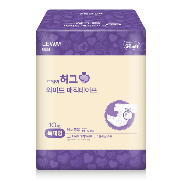 미래생활기저귀 르웨이 허그 와이드매직 특대형 9,900원