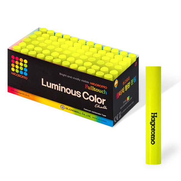 하고로모 탄산분필 72입 형광노랑 대용량 칼라 명품분필 칼슘분필 손에묻지않는분필 44,800원