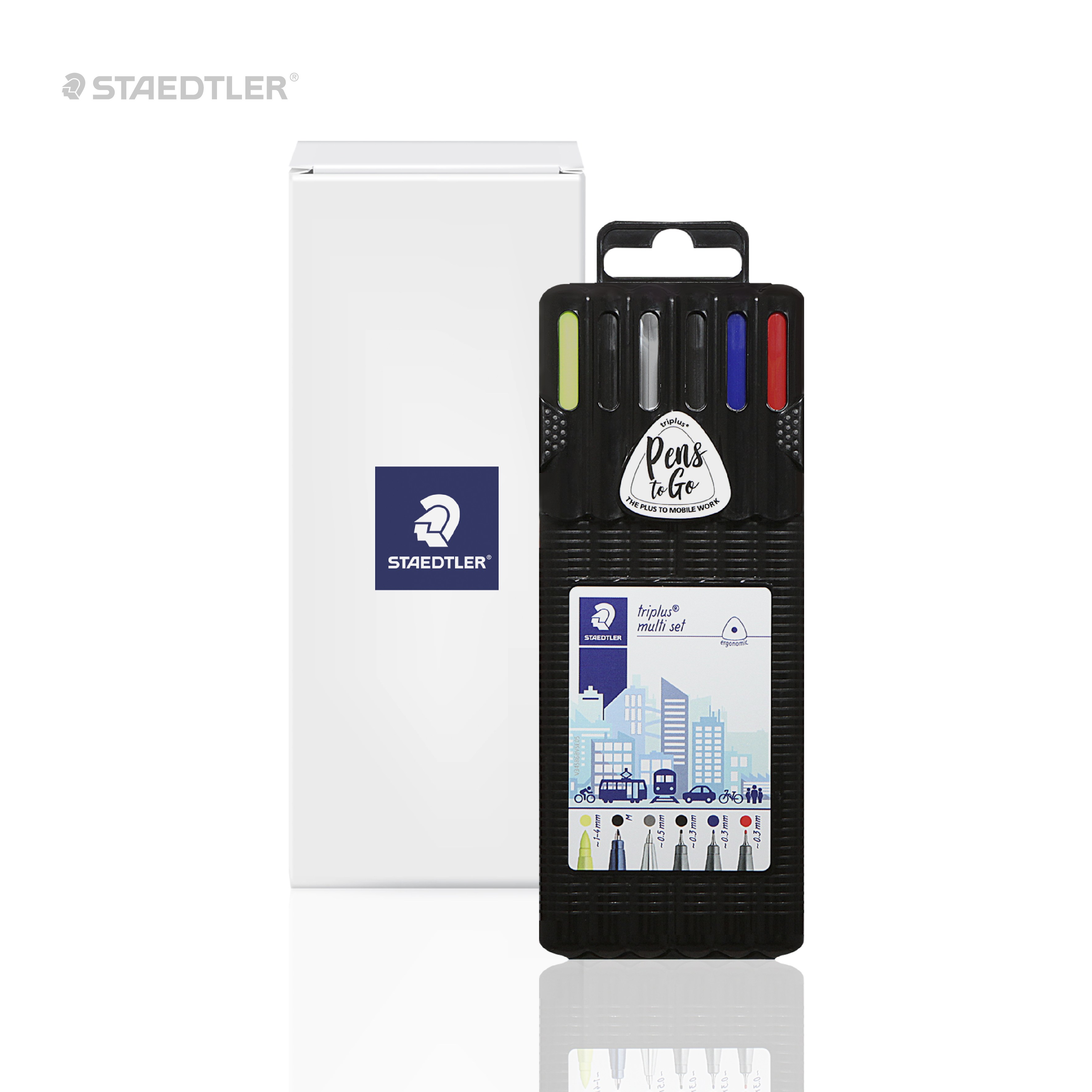 스테들러 트리플러스 펜 블랙박스 6P 멀티세트 입학 졸업 취업 선물 16,860원