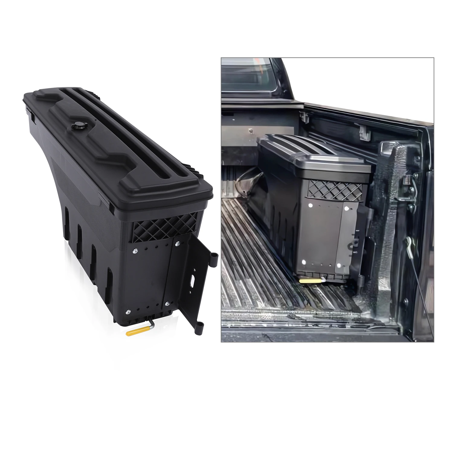 포드 레인저 랩터 2015-2024 픽업용 트럭 침대 도구 상자 뒷문 스윙 케이스 4X4 액세서리 243,200원