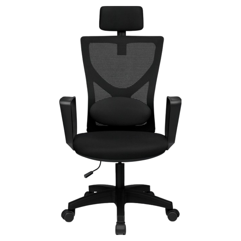 딥워크 에어 사무용 컴퓨터 게이밍 공부 학생 기본형 책상 의자 헤드허리받침형, 올블랙 94,800원