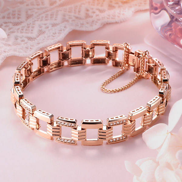 골드앤 14K 로제팔레 팔찌 볼드 할로우 뱅글 골드 팔찌 6,138,200원