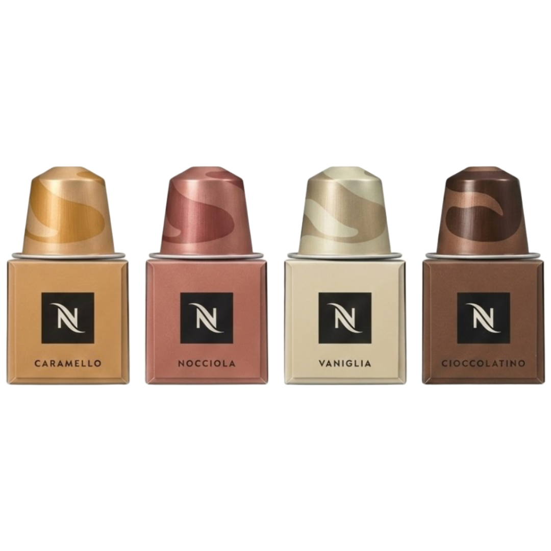 바리스타 크리에이션 4종세트 네스프레소 (바닐라 카라멜 헤이즐넛 초콜릿), 1세트, 40개입, 110ml 43,000원