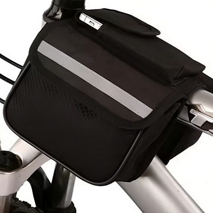 휘경일 자전거 휴대폰 거치 겸용 프레임 가방 1, 회색, 1개 9,650원