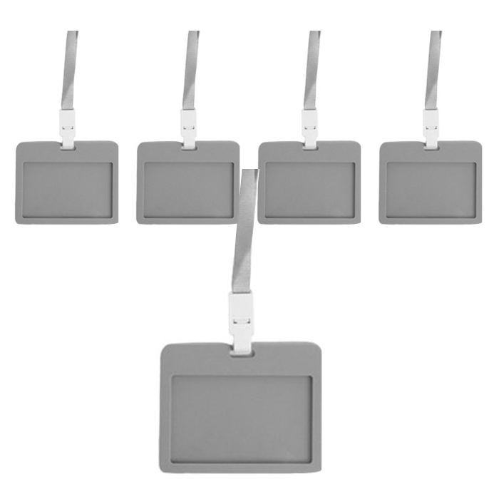 플립 가로형 사원증 케이스 + 목걸이줄 세트 9,230원