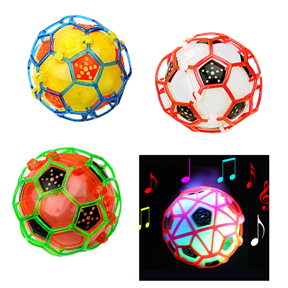 파피앙 LED 춤추는 축구공 크레이지축구공 불빛공 야광공 뮤직축구공 어린이선물-건전지포함, 3EA(색상혼합), 1개 13,200원