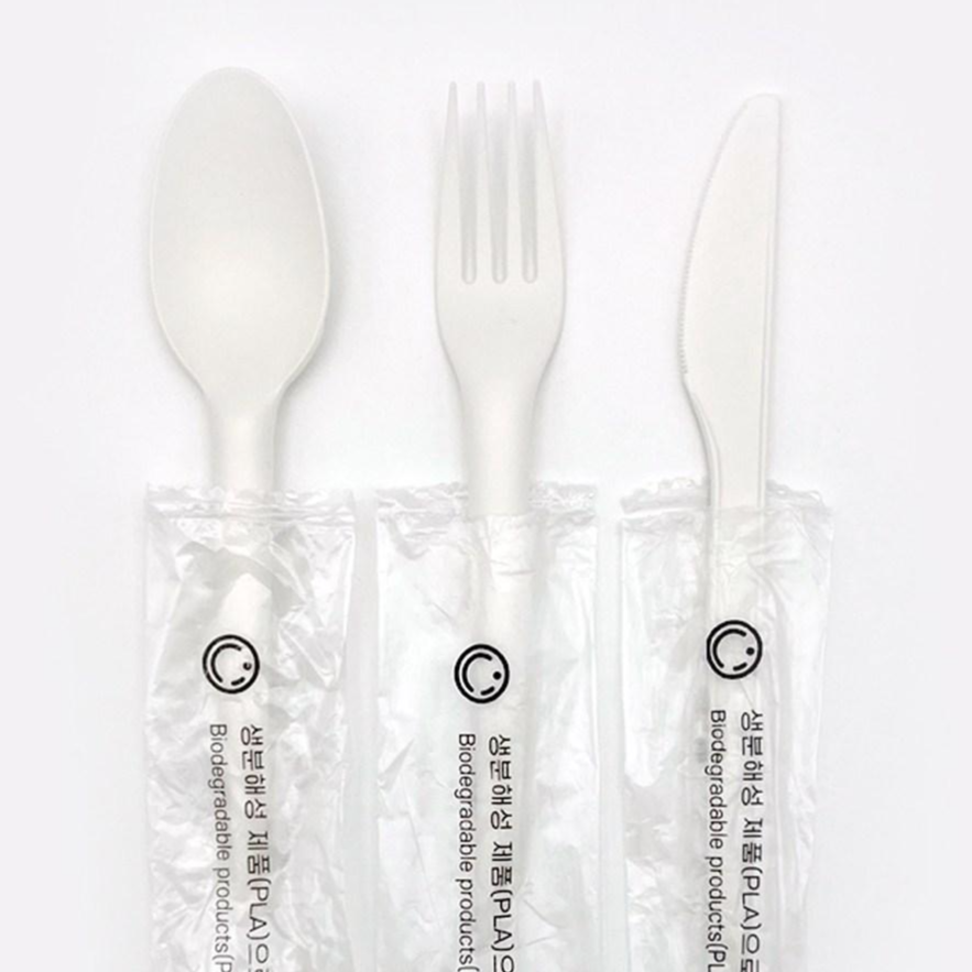 스마일어스 CPLA 일회용 커트러리 개별 포장, 1개, 1000개 119,500원