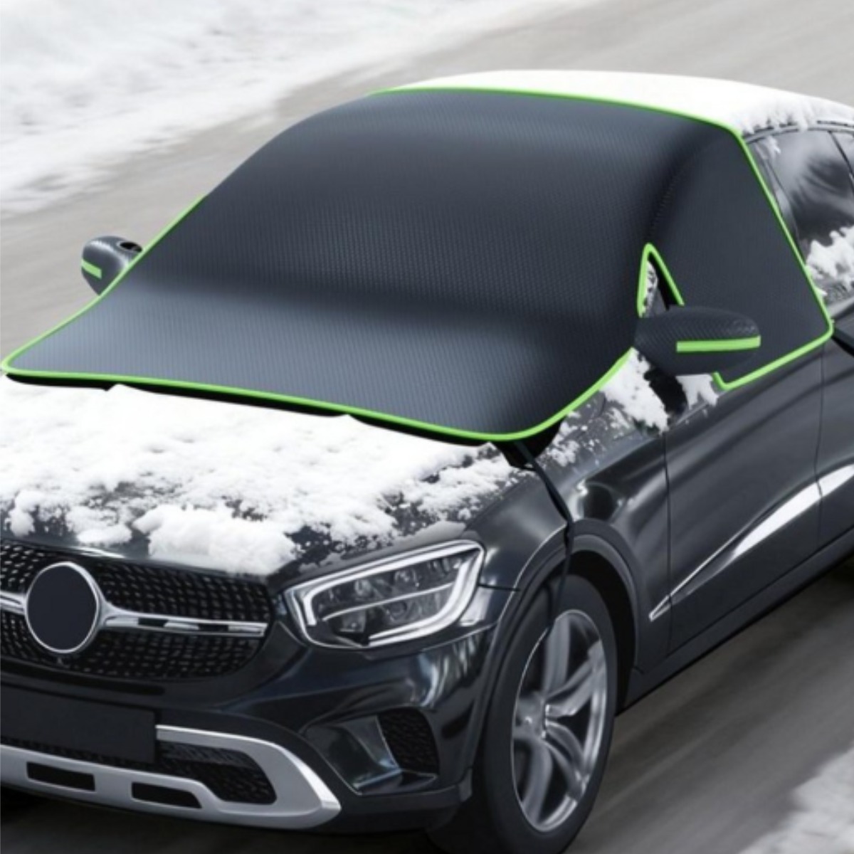 엑스그리드 2026 차량용 사계절 전면 사이드 마그네틱 자동차 커버 그린, 1개 12,990원