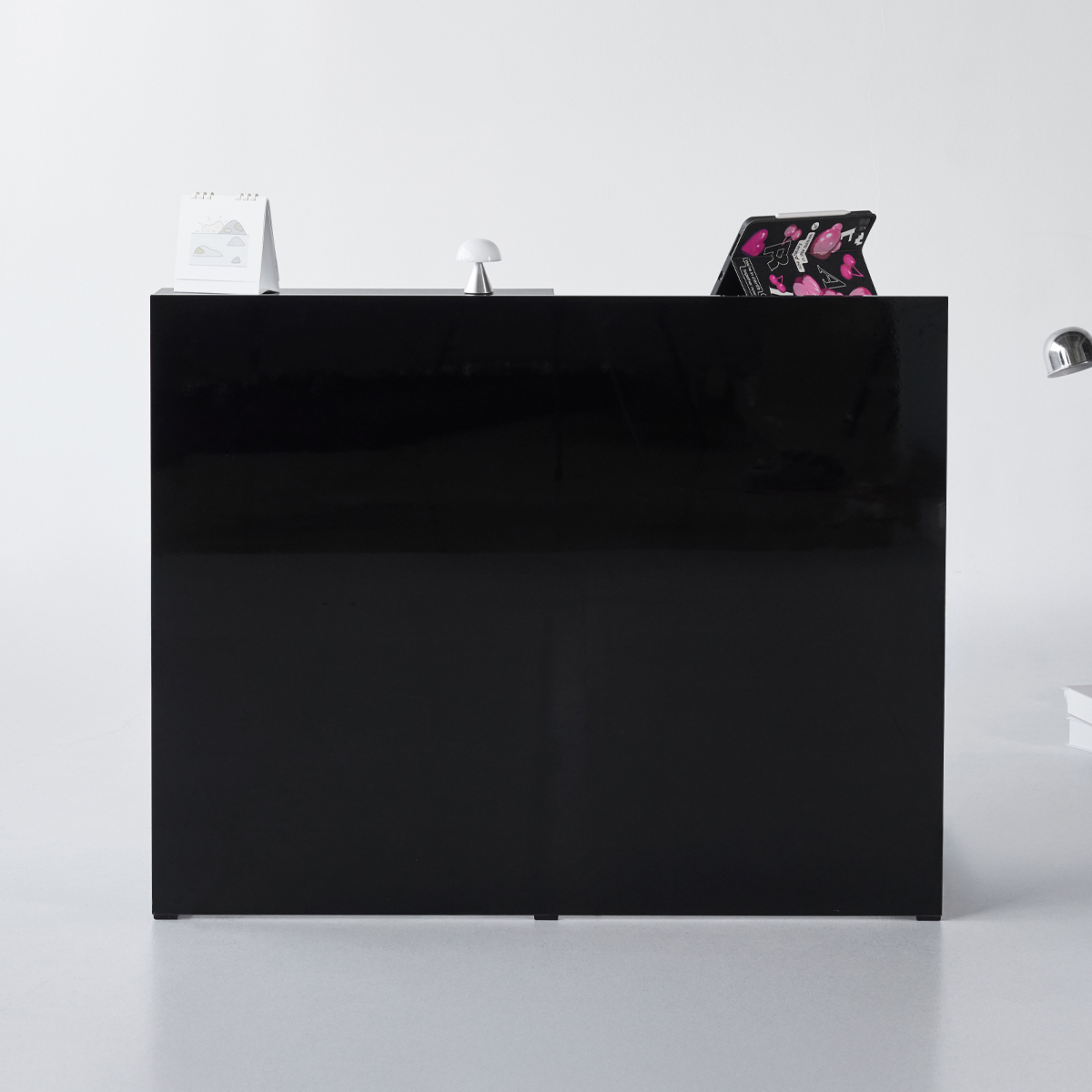 도모 클레아 카운터 안내데스크 확장형 1200 방문설치, 블랙 109,000원