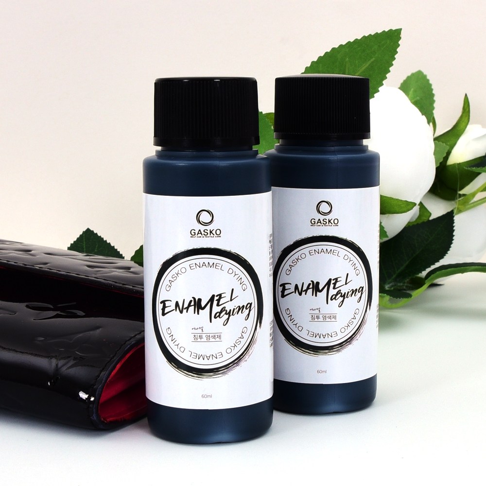 가스코 에나멜 침투 염색약 가방 구두 부츠 자켓 전용 염색약 60ml 14,000원